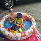 Tony and Enzo Enjoy a Day at the “OC Pool”